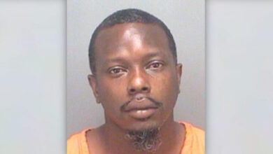 A Florida man crashed into a motorcycle with a baby in his arms