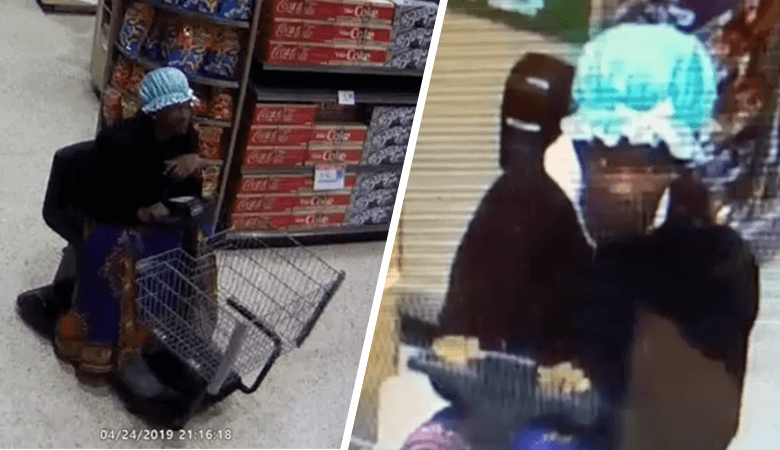 A Florida man in a blue bonnet and floral dress stole 28 packages of baby food from Publix