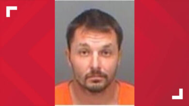 A gun was fired at a man who was throwing a banana at the truck during the accident.