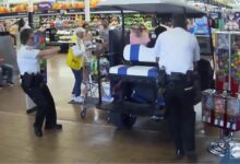 A Florida man drove his golf cart to Walmart and tried to run over people in the store, even though he didn't know why