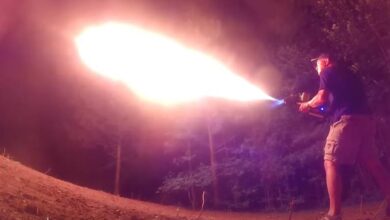 A Florida man used a flamethrower to solve a parking problem with his neighbor